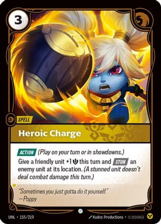 Heroic Charge (155/219) - Riftbound - [Unleashed]