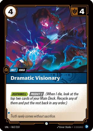 Dramatic Visionary (062/219) - Riftbound - [Unleashed]