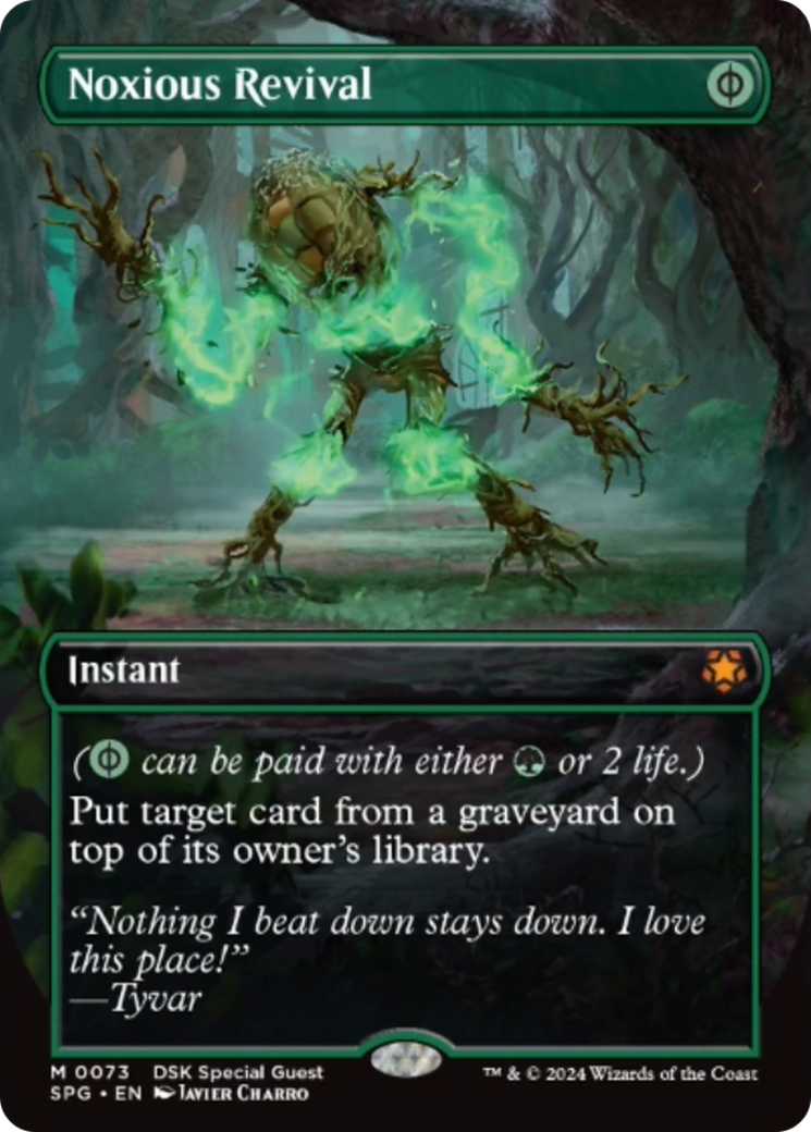 Noxious Revival (Borderless) [Duskmourn: House of Horror Special Guests] Foil