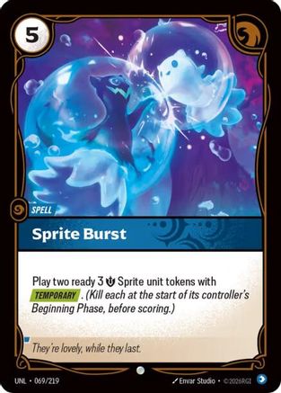 Sprite Burst (069/219) - Riftbound - [Unleashed] Foil