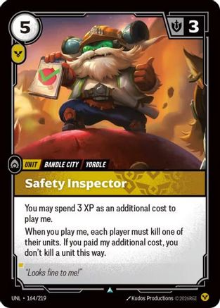 Safety Inspector (164/219) - Riftbound - [Unleashed]