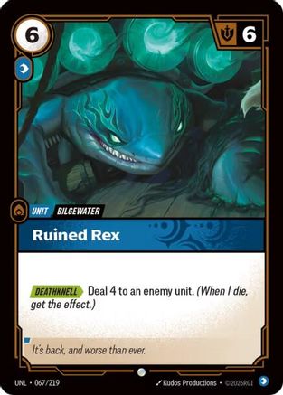 Ruined Rex (067/219) - Riftbound - [Unleashed]