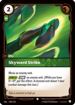 Skyward Strike (038/219) - Riftbound - [Unleashed] Foil