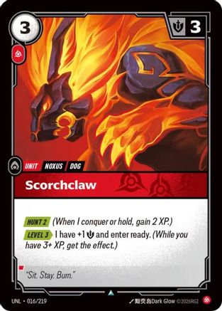 Scorchclaw (016/219) - Riftbound - [Unleashed] Foil