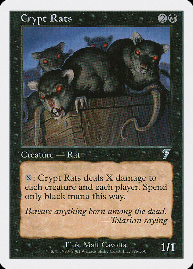 Crypt Rats [Seventh Edition] Foil