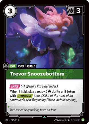 Trevor Snoozebottom (048/219) - Riftbound - [Unleashed]
