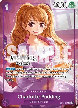 Charlotte Pudding (Regional Participation Pack 2026 Vol.1) (OP12-071) - [One Piece Promotion Cards] Foil