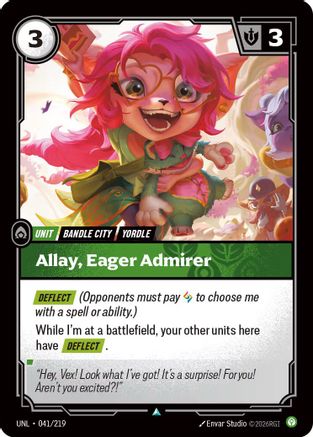 Allay, Eager Admirer (041/219) - Riftbound - [Unleashed]