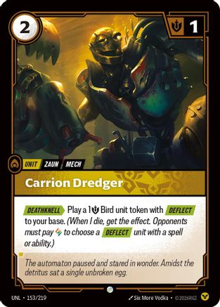 Carrion Dredger (153/219) - Riftbound - [Unleashed]