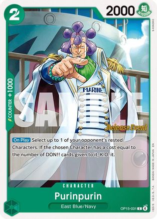 Purinpurin (OP15-031) - [Adventure on Kami's Island Release Event Cards]