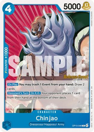Chinjao (OP15-048) - [Adventure on Kami's Island Release Event Cards]