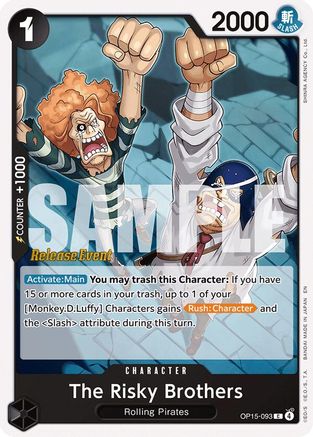 The Risky Brothers (OP15-093) - [Adventure on Kami's Island Release Event Cards]