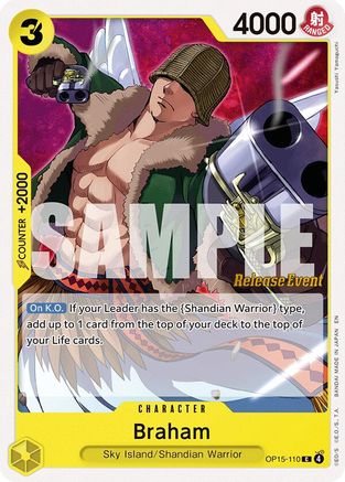 Braham (OP15-110) - [Adventure on Kami's Island Release Event Cards]
