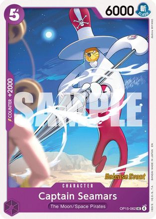 Captain Seamars (OP15-062) - [Adventure on Kami's Island Release Event Cards]