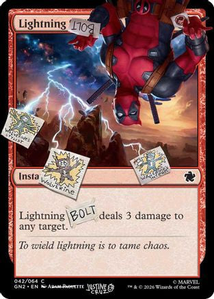 Lightning Bolt (042)  [Secret Lair Drop Series]