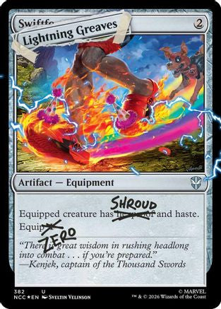 Lightning Greaves (382) (Pool Party Foil)  [Secret Lair Drop Series] Foil
