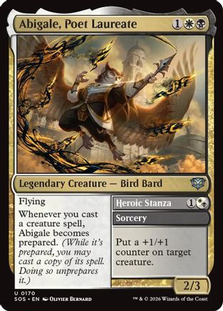 Abigale, Poet Laureate  [Secrets of Strixhaven] Foil