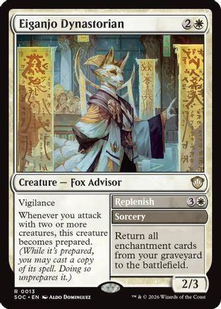 Eiganjo Dynastorian  [Commander: Secrets of Strixhaven]