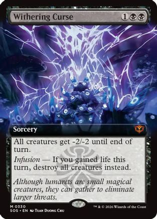 Withering Curse (Extended Art)  [Secrets of Strixhaven]