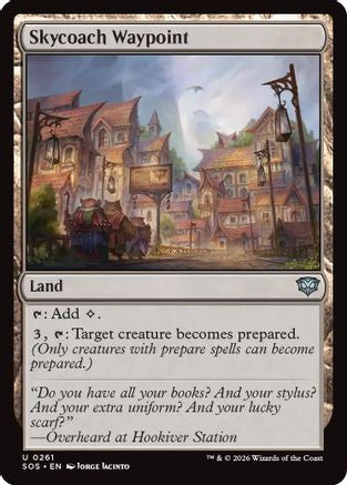 Skycoach Waypoint  [Secrets of Strixhaven] Foil