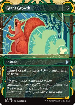 Giant Growth  [Secrets of Strixhaven: Mystical Archive]
