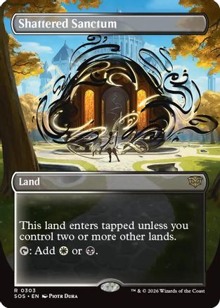 Shattered Sanctum (Borderless)  [Secrets of Strixhaven]