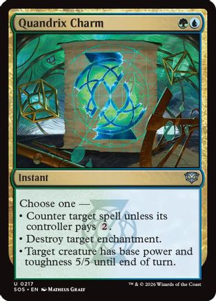 Quandrix Charm  [Secrets of Strixhaven] Foil