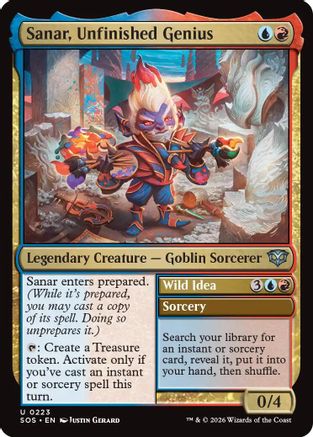 Sanar, Unfinished Genius  [Secrets of Strixhaven]