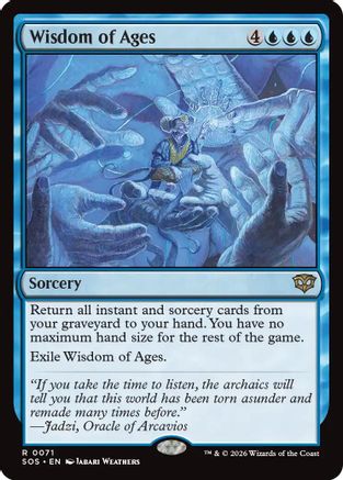 Wisdom of Ages  [Secrets of Strixhaven] Foil