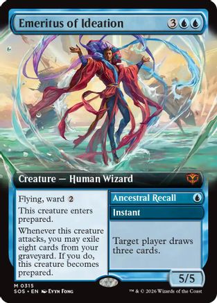 Emeritus of Ideation (Extended Art)  [Secrets of Strixhaven] Foil