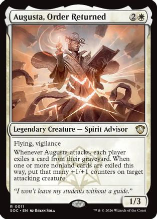 Augusta, Order Returned  [Commander: Secrets of Strixhaven]