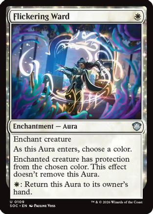 Flickering Ward  [Commander: Secrets of Strixhaven]