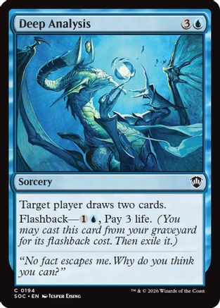 Deep Analysis  [Commander: Secrets of Strixhaven]