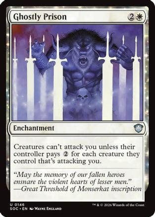 Ghostly Prison  [Commander: Secrets of Strixhaven]