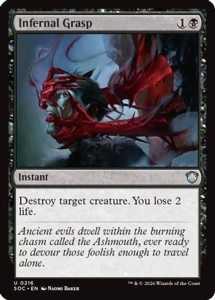 Infernal Grasp  [Commander: Secrets of Strixhaven]