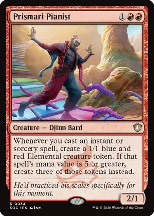 Prismari Pianist  [Commander: Secrets of Strixhaven]