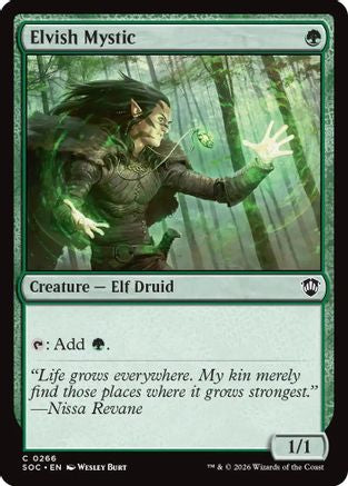 Elvish Mystic  [Commander: Secrets of Strixhaven]