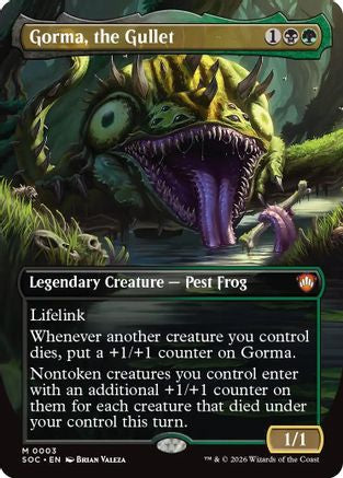 Gorma, the Gullet (Borderless)  [Commander: Secrets of Strixhaven] Foil