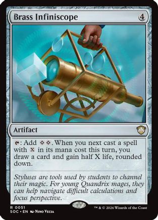 Brass Infiniscope  [Commander: Secrets of Strixhaven]