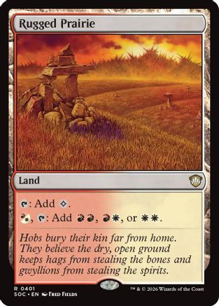 Rugged Prairie  [Commander: Secrets of Strixhaven]