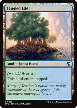 Tangled Islet  [Commander: Secrets of Strixhaven]