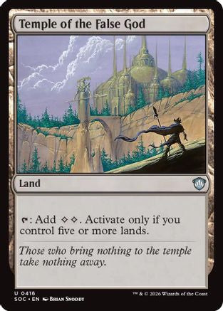 Temple of the False God  [Commander: Secrets of Strixhaven]