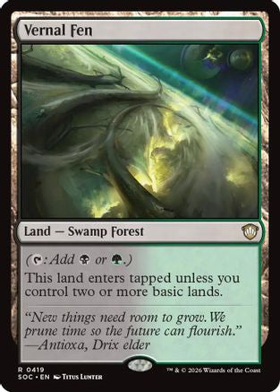 Vernal Fen  [Commander: Secrets of Strixhaven]