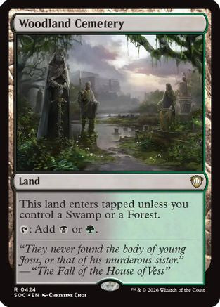 Woodland Cemetery  [Commander: Secrets of Strixhaven]