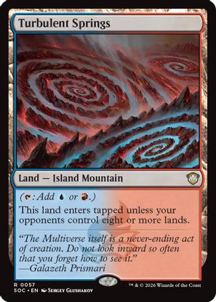 Turbulent Springs  [Commander: Secrets of Strixhaven]
