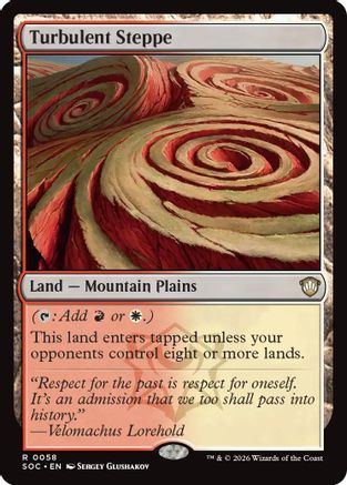 Turbulent Steppe  [Commander: Secrets of Strixhaven]