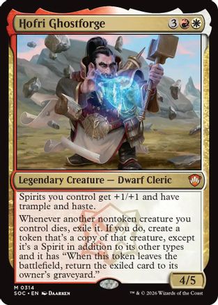Hofri Ghostforge  [Commander: Secrets of Strixhaven]