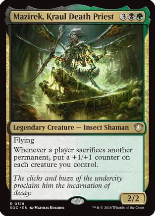 Mazirek, Kraul Death Priest  [Commander: Secrets of Strixhaven]