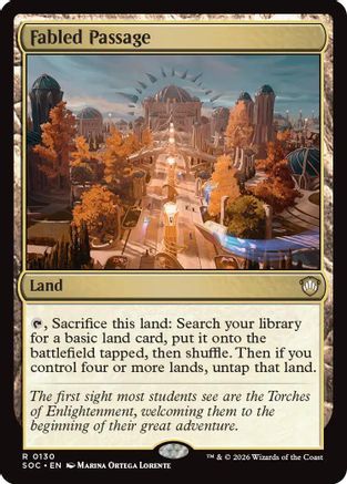 Fabled Passage  [Commander: Secrets of Strixhaven]