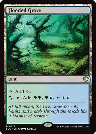 Flooded Grove  [Commander: Secrets of Strixhaven]